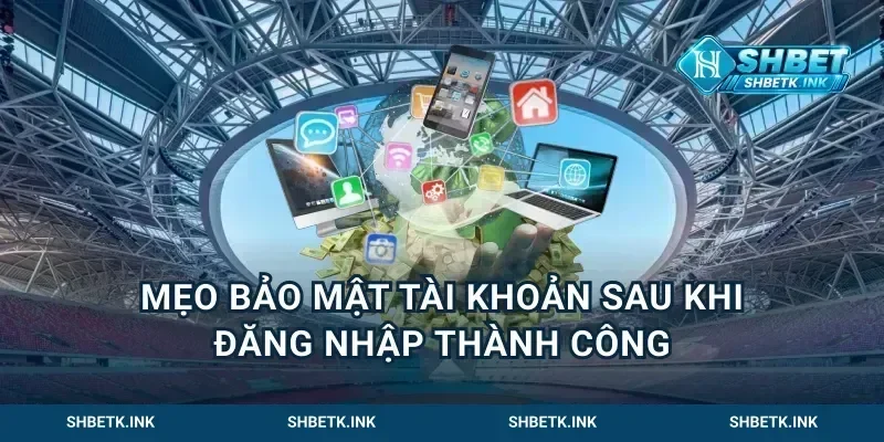 Mẹo bảo mật tài khoản sau khi đăng nhập thành công